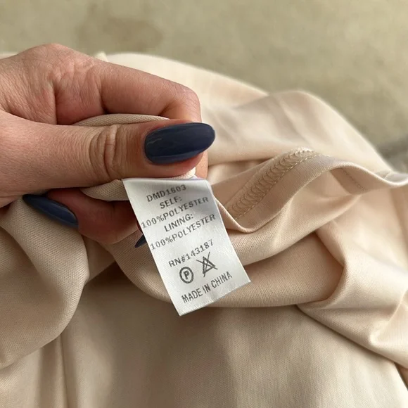 Dance & Marvel Beige Mini Dress - Picture 6 of 7